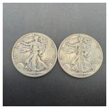 1945 Walking Liberty Silver Half Dollar