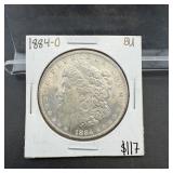 1884-o Morgan Silver Dollar