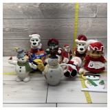 Lot of Assorted Christmas Collectibles Including C