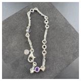 OR PAZ Sterling Silver Bracelet, 8", PZ 925 Israe