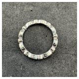 Sterling Silver Band Ring, Size 5-ï¿½, S 925, 1.6 GR