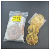 Mixed Lot Of Various Tokens