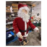68" Animatronic Dancing/Singing Santa, works, on/
