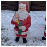 Vintage 41" Santa Blow Mold