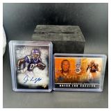 Two patch football cards - Patrick Willis numbered