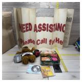 Assorted collectibles including ALF Burger King pl