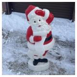 Vintage 43" Santa Blow Mold