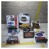 Five M2 New-in-Package Toys and One GreenLight Toy