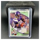 Adrian Peterson patch football card, authentic, nu