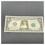 2017 $1 Santa Claus Note Celebrity Bill