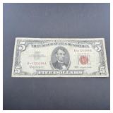 1963 $5 Red Seal Note