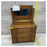 Vintage Jewelry Box Filled with Various Jewelry; A