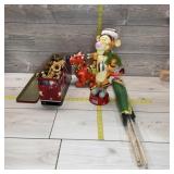 Assortment Of Toys And Coca-cola Tin With Darius F