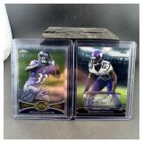 Two autograph football cards - Xavier Rhodes and B