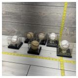 (6) Baseballs in Capsules - some laser-signed?
