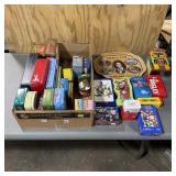 Large assortment of collectible tins