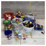 Large Assortment Of Toys Including Disney Figurine