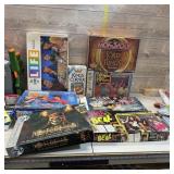 Assortment Of Board Games Including Wwf, Life, Mon