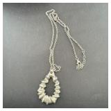 Sterling Silver Necklace, 20", Sterling 925, 30 G