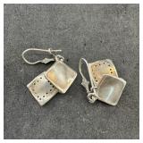 Silpada Sterling Silver Earrings, 925 Silpada Char
