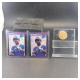 Lot of 2 Ken Griffey Jr. Rated Rookie baseball car