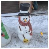 Vintage 41" Empire Snowman Blow Mold
