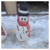 Vintage 42" Empire Snowman Blow Mold