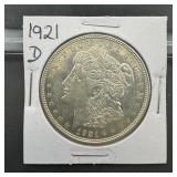 1921-D Morgan Silver Dollar