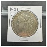 1921-S Morgan Silver Dollar