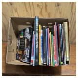 Large assortment of dog training books, baseball b