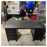 Desk W/ 2 Drawers & 1 Door, Approx. 61.5"wx25.5"