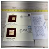 Two-pack of First Day of Issue 1999 and 2001 stamp