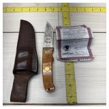 Schrade USA Knife with Sheath, Includes Literature