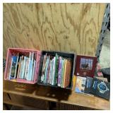 Assortment of sports books including Tiger Woods,