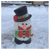18" Snowman Blow Mold Decoration