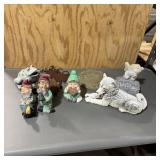 Assortment of outdoor decorations