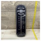 6"x18" Chevrolet Metal Thermometer Advertisement