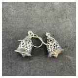 Sterling Silver Ball Earrings, 925, 5.1 GRAMS