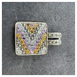 Nicky Butler Sterling Silver Multi-Stone Pendant,