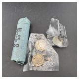 Buffalo Nickel Lot Including Buffalo Nickel Roll,