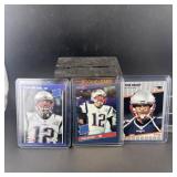 Lot of 3 Tom Brady cards including one Rookie Rate