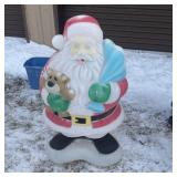 Vintage 39" Empire Santa Blow Mold (Teddy Bear)