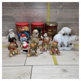 Christmas Knickknack Decorations, Bear Items, Coca