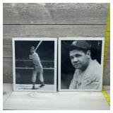 Reproduction signed Babe Ruth and Ted Williams car