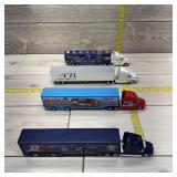 Four Collectible Semi Toys Including Rusty Wallace