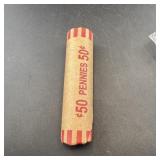 Roll Of Mixed-date Wheat Pennies, Some Better End