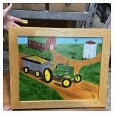Farm Scene Canvas Print By A.j. J.k. (anthony Klug