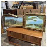 Two-piece Canvas Painting Set By J. Bedore; Approx