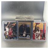 Lot of 3 Michael Jordan basketball cards