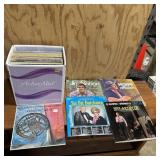 Assortment of country and rock 33 RPM vinyl record
